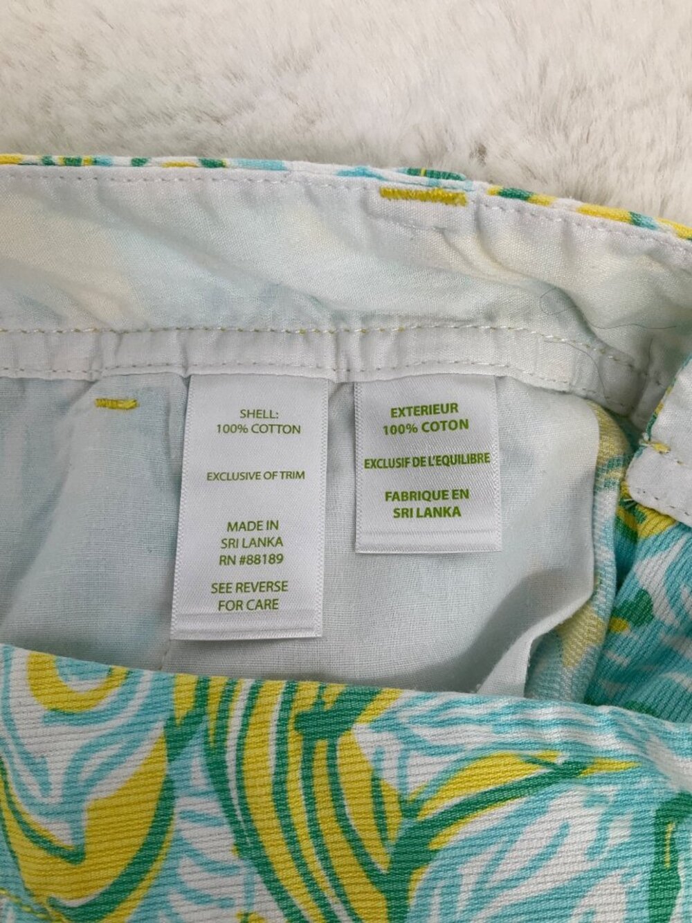 Lilly Pulitzer Callahan Short ~ size 4 Dandelion Yellow 5" inseam - Picture 8 of 9